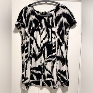 Worthington short sleeve blouse Large